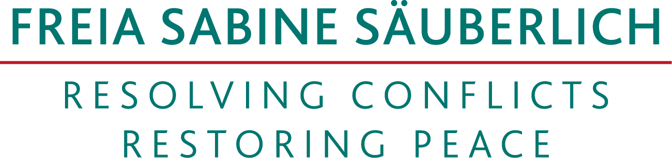 Resolving conflicts – restoring peace